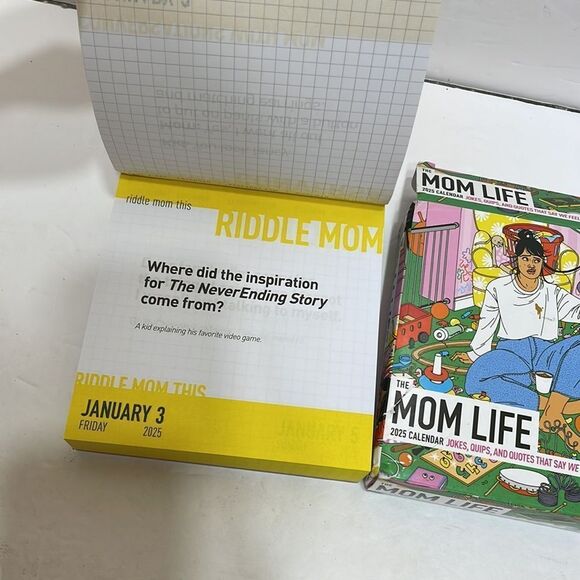 NEW IN BOX THE MOM LIFE 2025 PAGE A DAY‎ CALENDAR - Picture 3 of 3